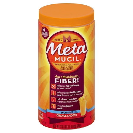 Metamucil Sugar Free Orange Smooth 599190